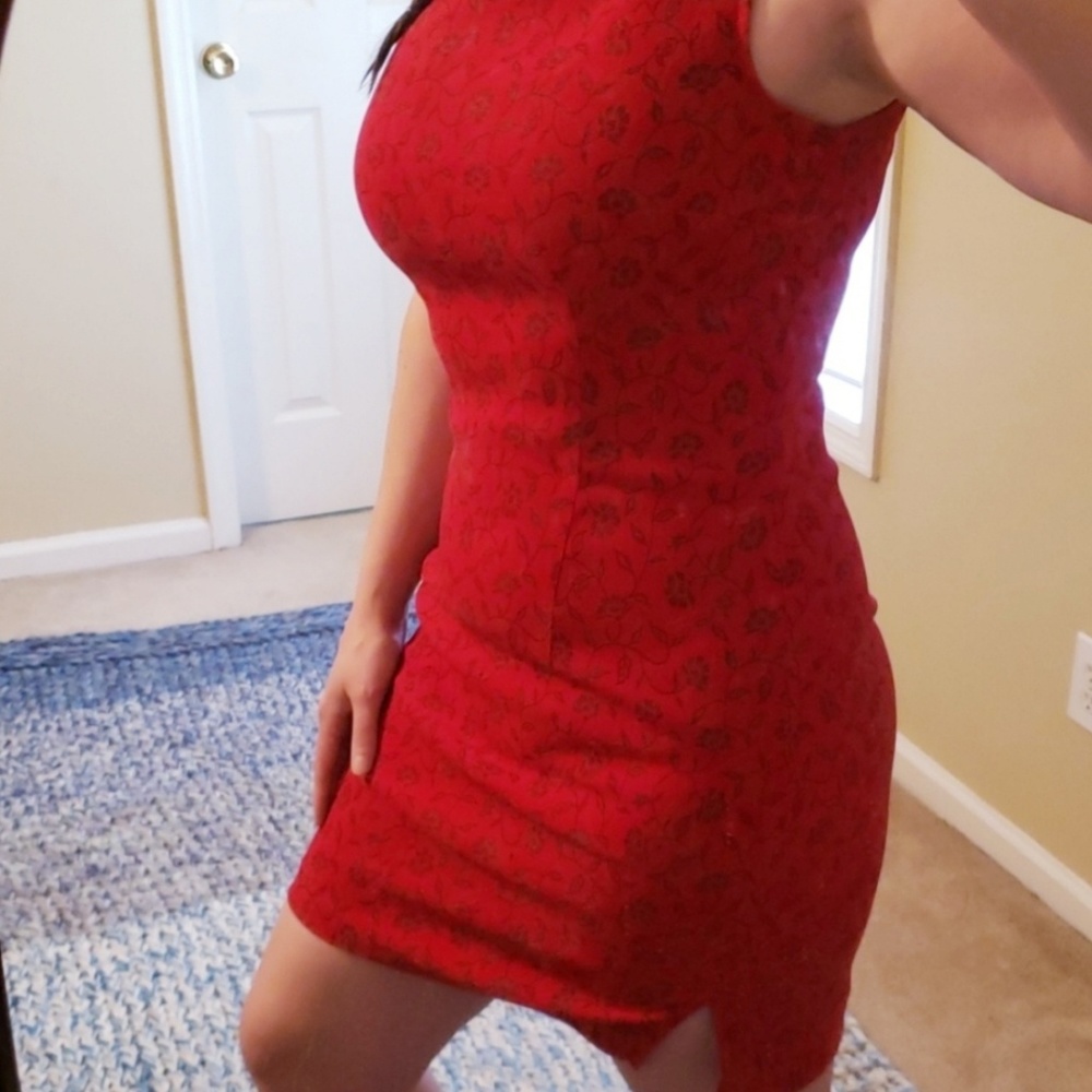 🧡 3 for $10 🧡 Vintage 90's red sleeveless dress